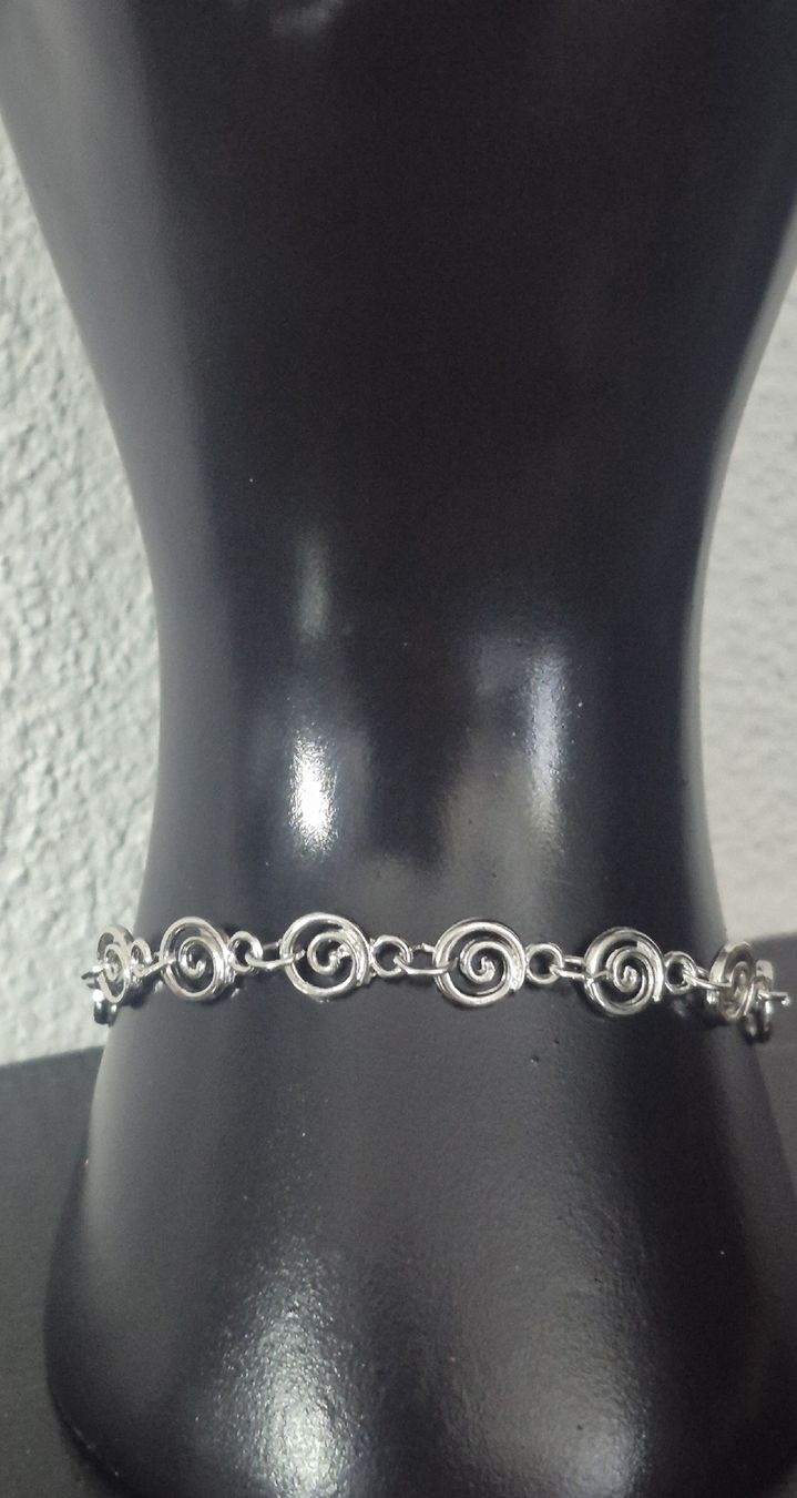 Bracciali & Braccialetti: Bracciale donna argento stile spirale, lunghezza regolabile – Nuovo (secondo la descrizione) da Giubiasco venduto da Stefaniav 1