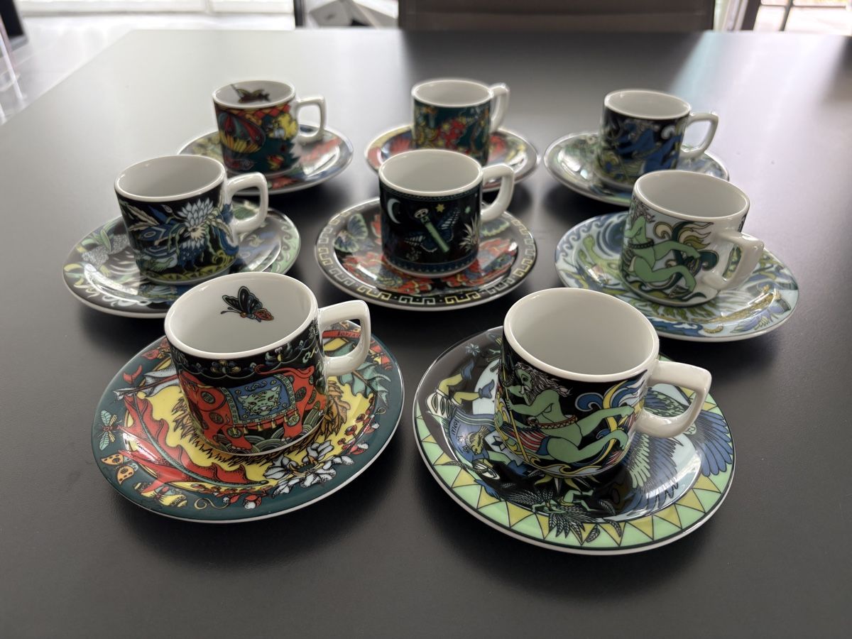 Bopla Tassen: Bopla Espressotassen Set 8 Stück – Gebraucht aus Frick von Martaen