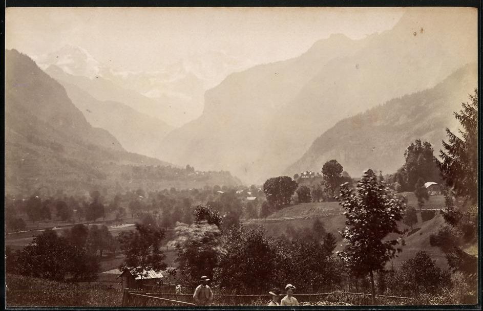 Fotografie & Manifesti: Fotografie Interlaken, Blick von der Pro – Usato da Berlin venduto da bartko-reher