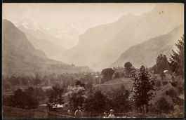 Fotografie Interlaken, Blick von der Pro