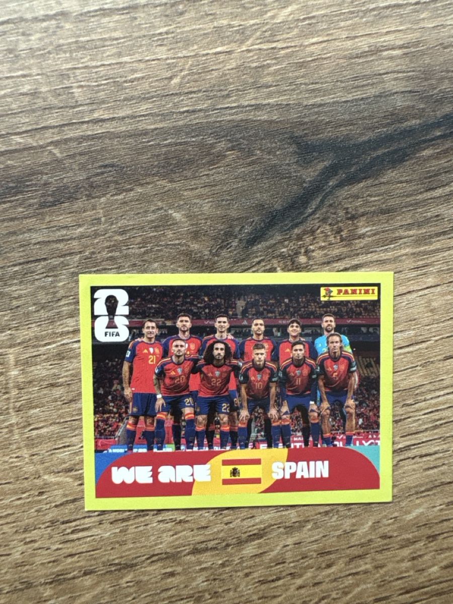 Panini Sammelbilder & Trading cards: Panini WM 2026 Sticker Spanien Mannschaft – Neu (gemäss Beschreibung) aus Menznau von Hetfield85