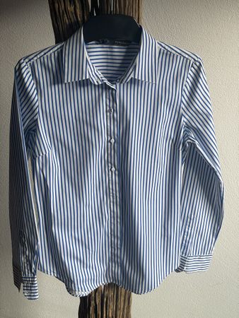 ZARA Bluse mit Streifen Gr. M