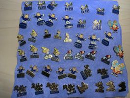 Lot de 47 pins publicitaires divers occasion état correct