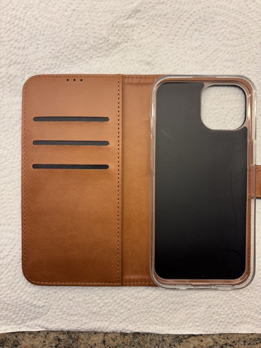 Cover & Protezioni schermo: iPhone 15 Pro Leder Book Case - Premium Schutzhülle! – Nuovo (secondo la descrizione) da Otelfingen venduto da Stme77 1