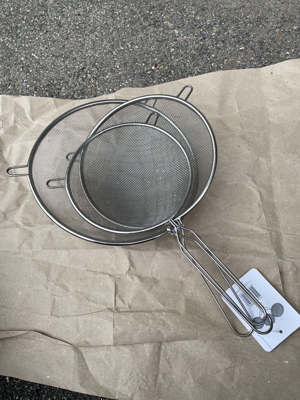 Küchengeräte: 3er Set Küchen Siebe aus Edelstahl - NEU – Neu und originalverpackt aus Wängi von Thurgauer98 1