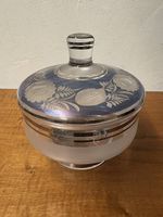 Bonbonnière vintage en verre/crital