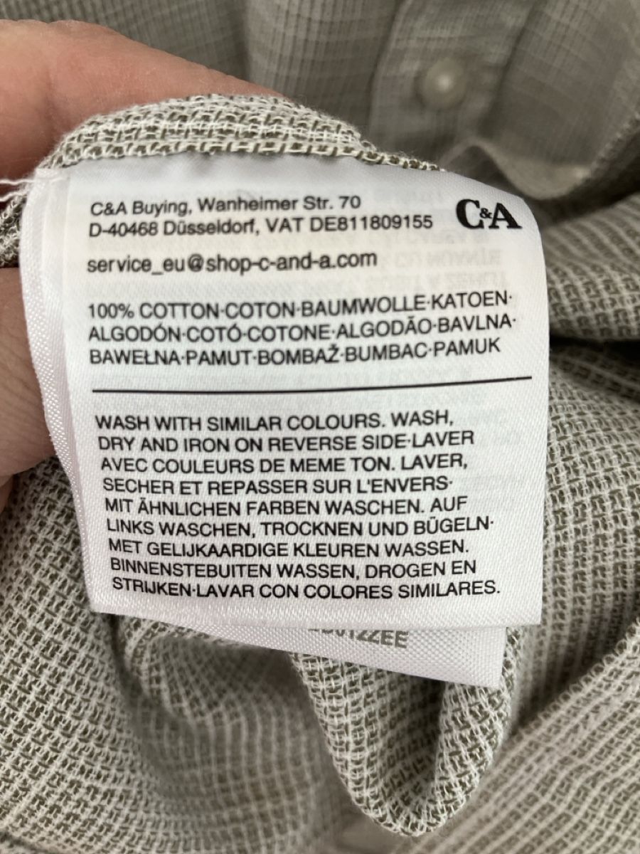C&A Camicie: Hemd gr m herren – Usato da Weissbad venduto da Praxedis_P51 2