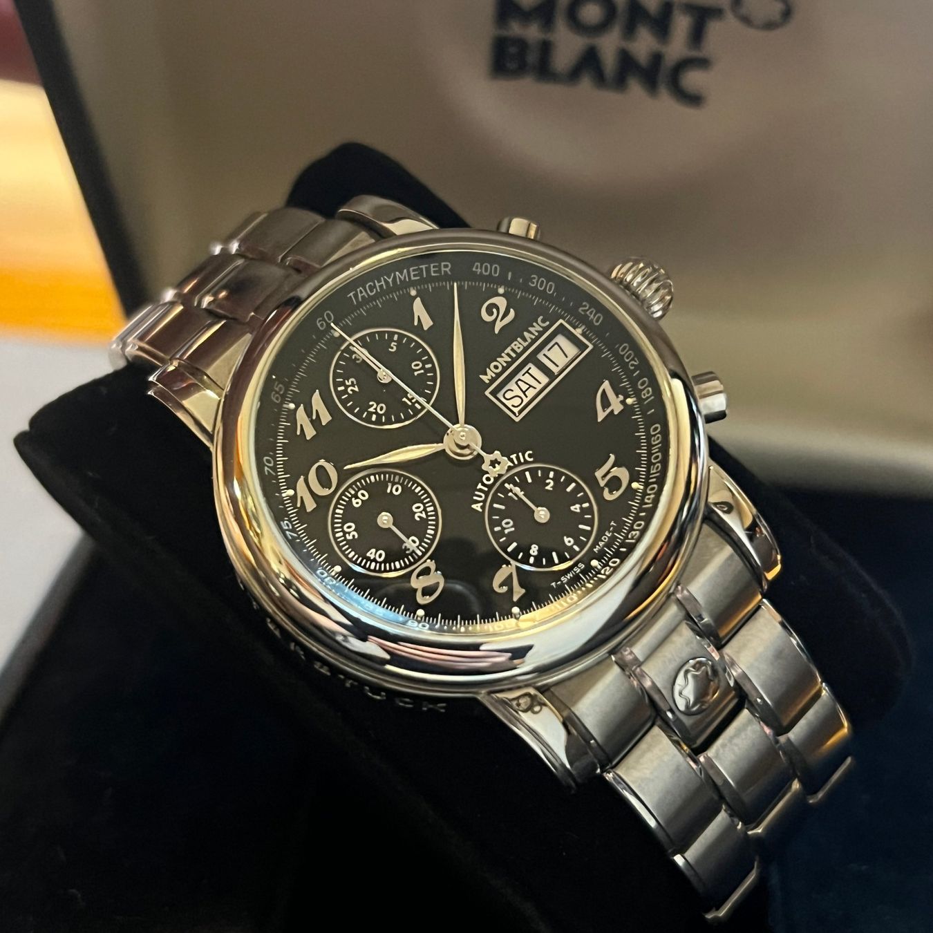 Montblanc Orologi: Montblanc Star Meisterstück Chronograph Automatic 7016 – Usato da Carouge GE venduto da Watchaser 7