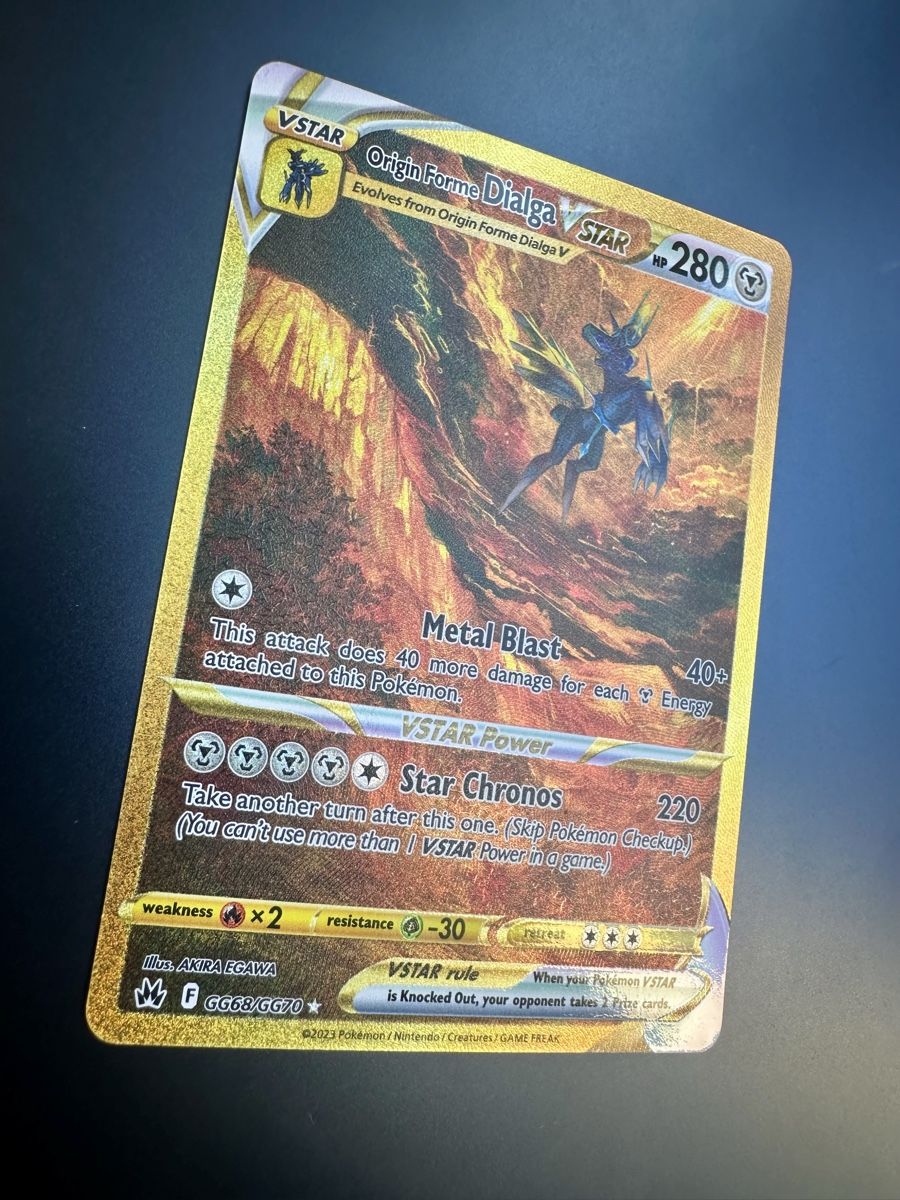 Pokémon Carte collezionabili: Origin Forme Dialga VSTAR #GG68 - Crown Zenith - Ab 1.- ! – Usato da Bern venduto da HugoStiglitz11 1
