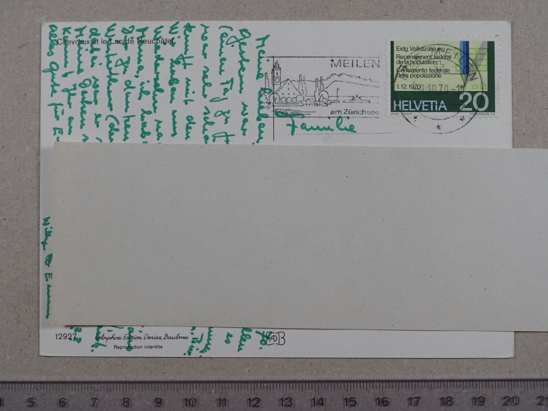 Cartes postales: Chevroux, 1970 – D'occasion à Lenzburg par fh1 1