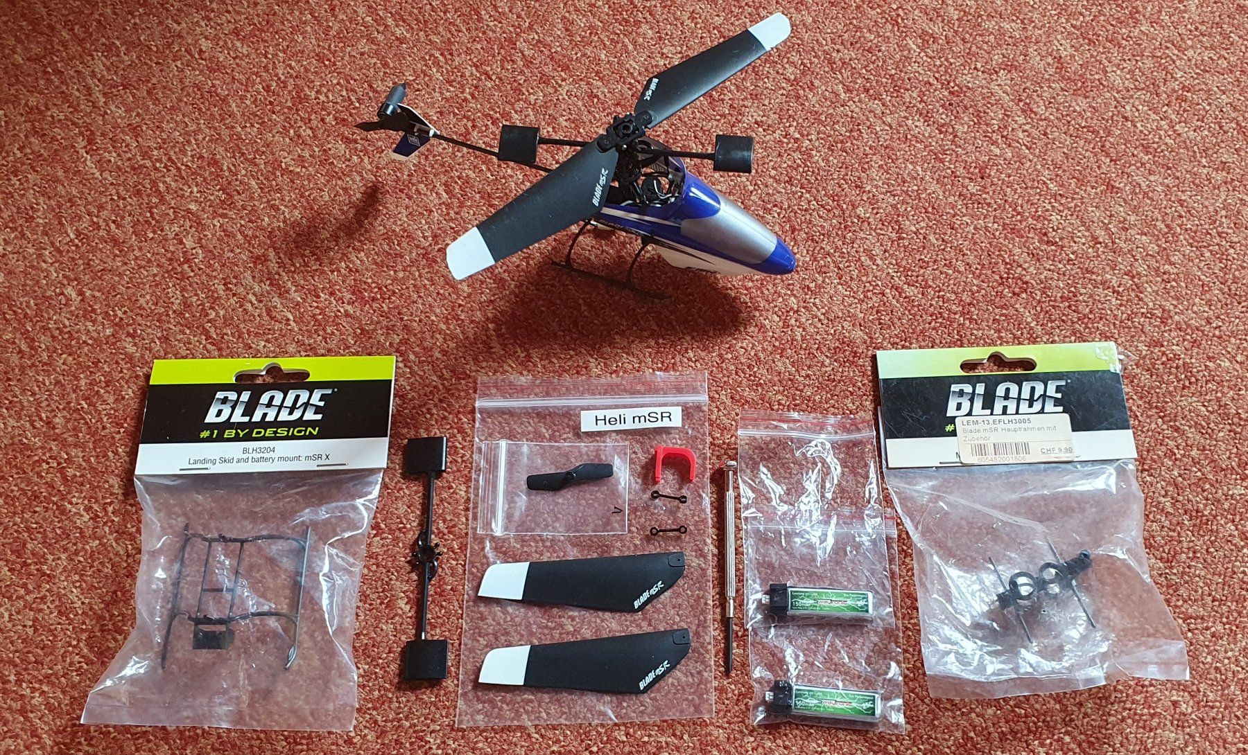 E-Flite Modellismo RC: Blade mSR BNF – Usato da Pully venduto da Winzy 1
