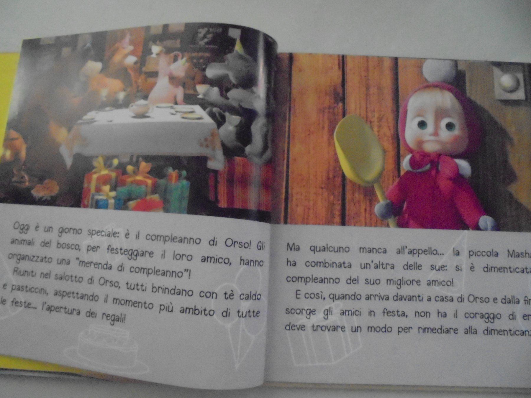 Livres: Masha e Orso " una volta l'anno, il compleanno " – D'occasion à Crissier par Promopost 3