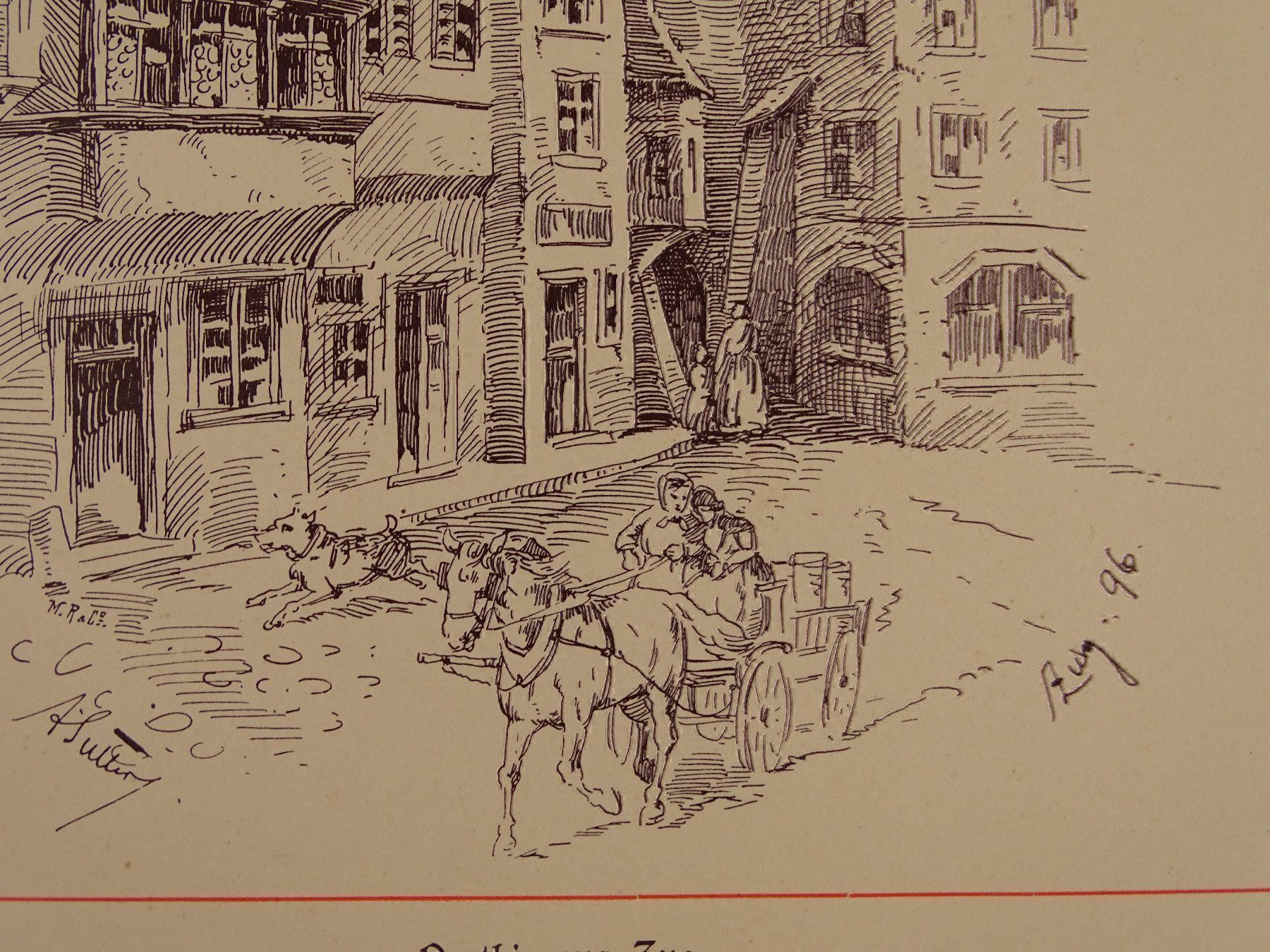 Ansichtskarten: ZUG, ZINKÄTZUNG 1897 – Gebraucht aus Grüningen von Kartensammler 3