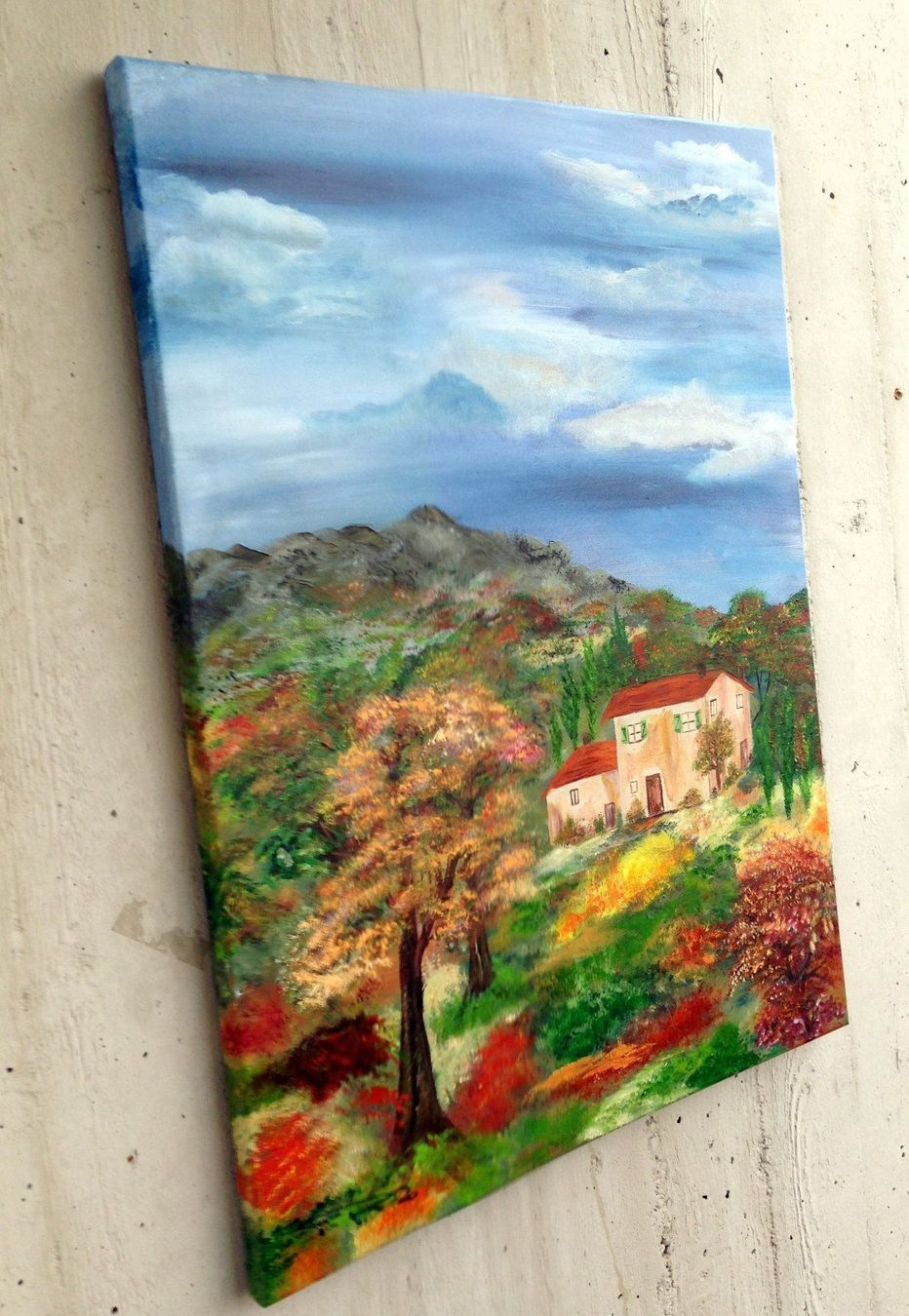Dipinti: natürlicher Eigensinn Öl auf Leinwand – Nuovo e nell'imballaggio originale da Eschenbach venduto da Alicekunst 4