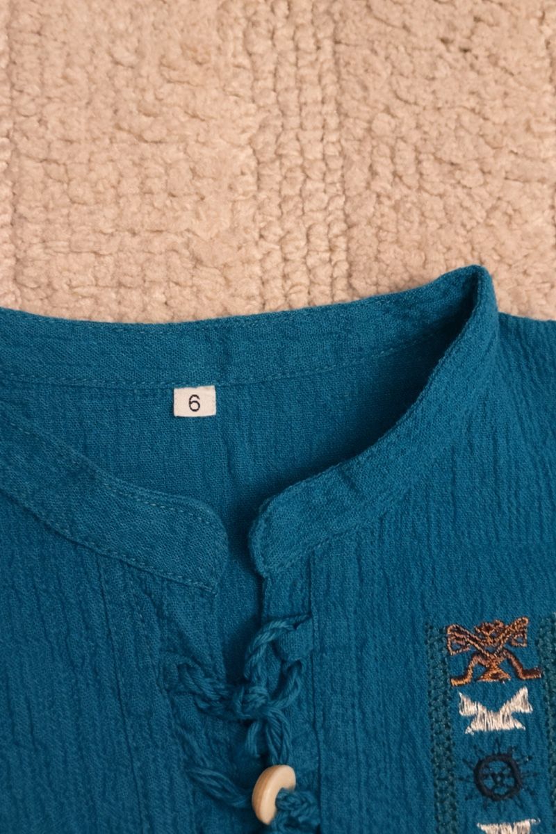 Camicie, T-shirt & Polo: CHEMISE ENFANT BLEUE – Nuovo (secondo la descrizione) da Lausanne venduto da mar_6snp 2