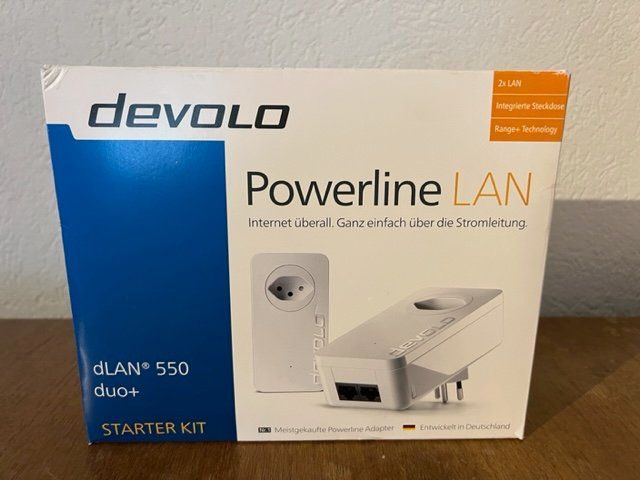 Devolo Powerline LAN dLan 550 duo+ Starterkit (Neu und originalverpackt ...