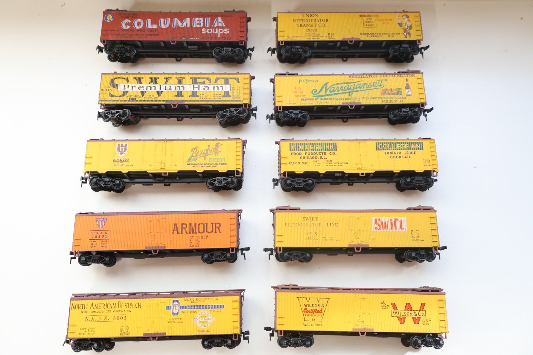 Modellini di ferrovie: 10 x US Güterwagen Set - H0 – Usato da Winterthur venduto da Monstera 4