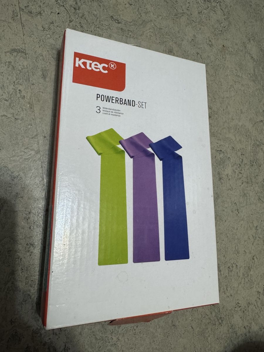 Hometrainer: Ktec Powerband-Set Widerstandsbaender Set neu – Nuovo e nell'imballaggio originale da Pfäffikon ZH venduto da Tetu.33