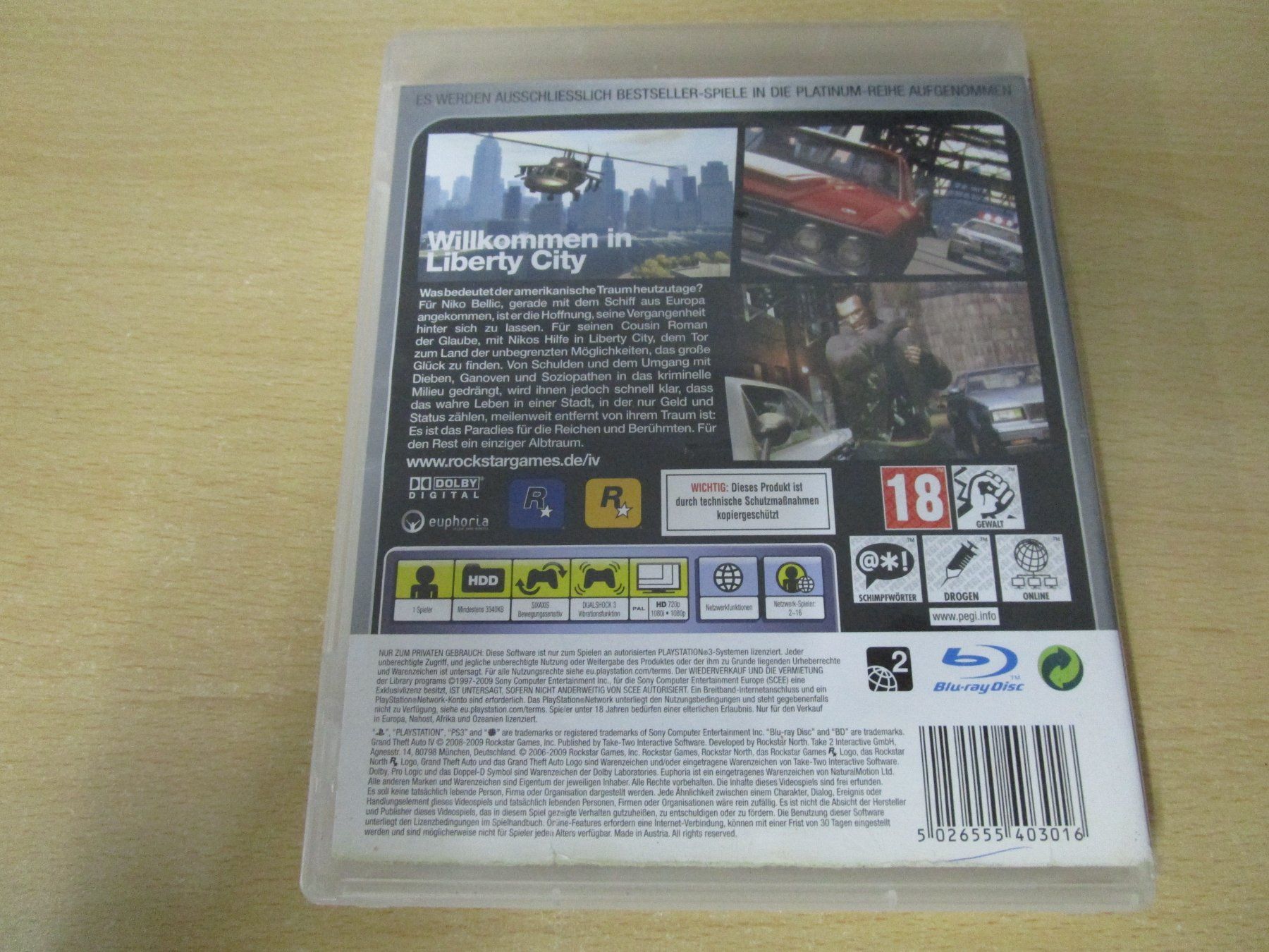 Sony Spiele: Grand Theft Auto IV Playstation 3 PS3 – Gebraucht aus Goldau von agestuffer 1