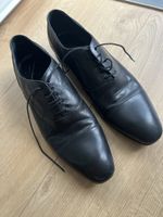 Black leather Oxford shoes size 44 Navyboot