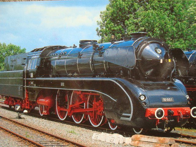 Ansichtskarten: DB Dampf-Schnellzuglok BR 10 001 – Neu und originalverpackt aus Thun von Abigboss
