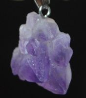 Anhänger L-7027 – Brasilien Amethyst Cluster