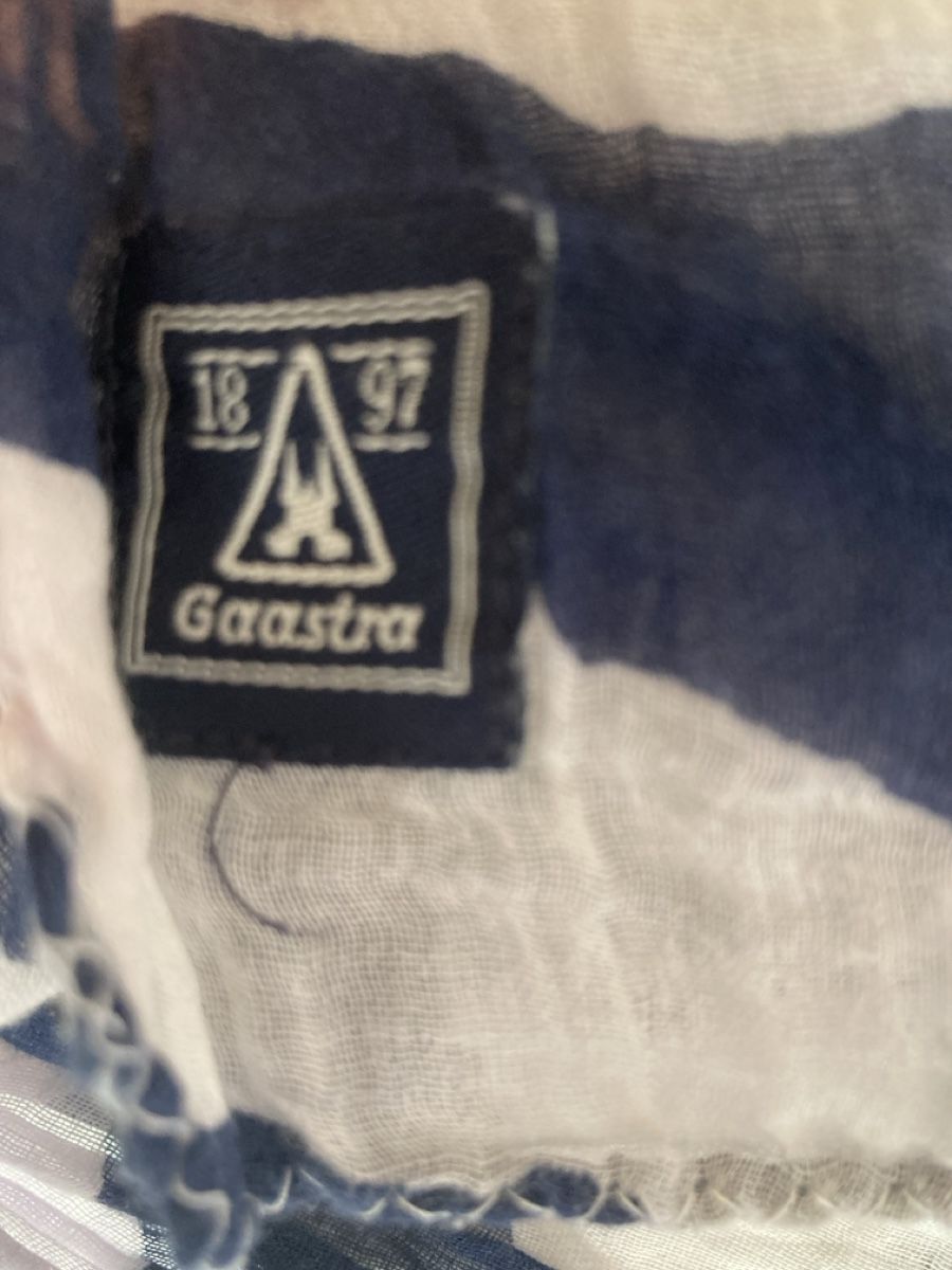 Foulard & Sciarpe: Gaastra Scarf Blue White Striped Pattern  – Usato da Zürich venduto da sele_x 4