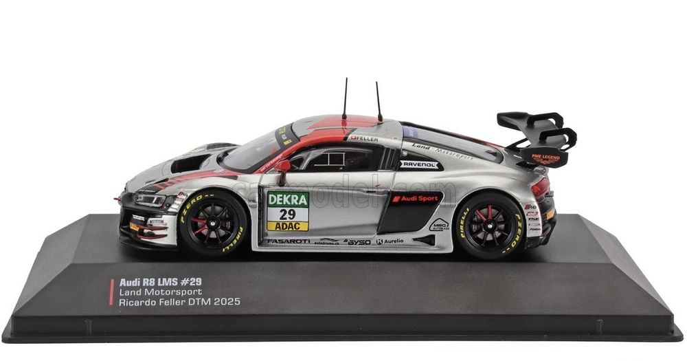 Carrera GO!!! 88572 Pièces de Rechange pour Audi R8 LMS GT3 evo II DTM Ricardo Feller, No.7 - Slot Car-Union