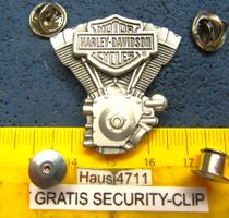 HD 2NÄGLE-PIN HARLEY DAVIDSON MOTOR CYCLES MOTOR GEPRÄGT USA