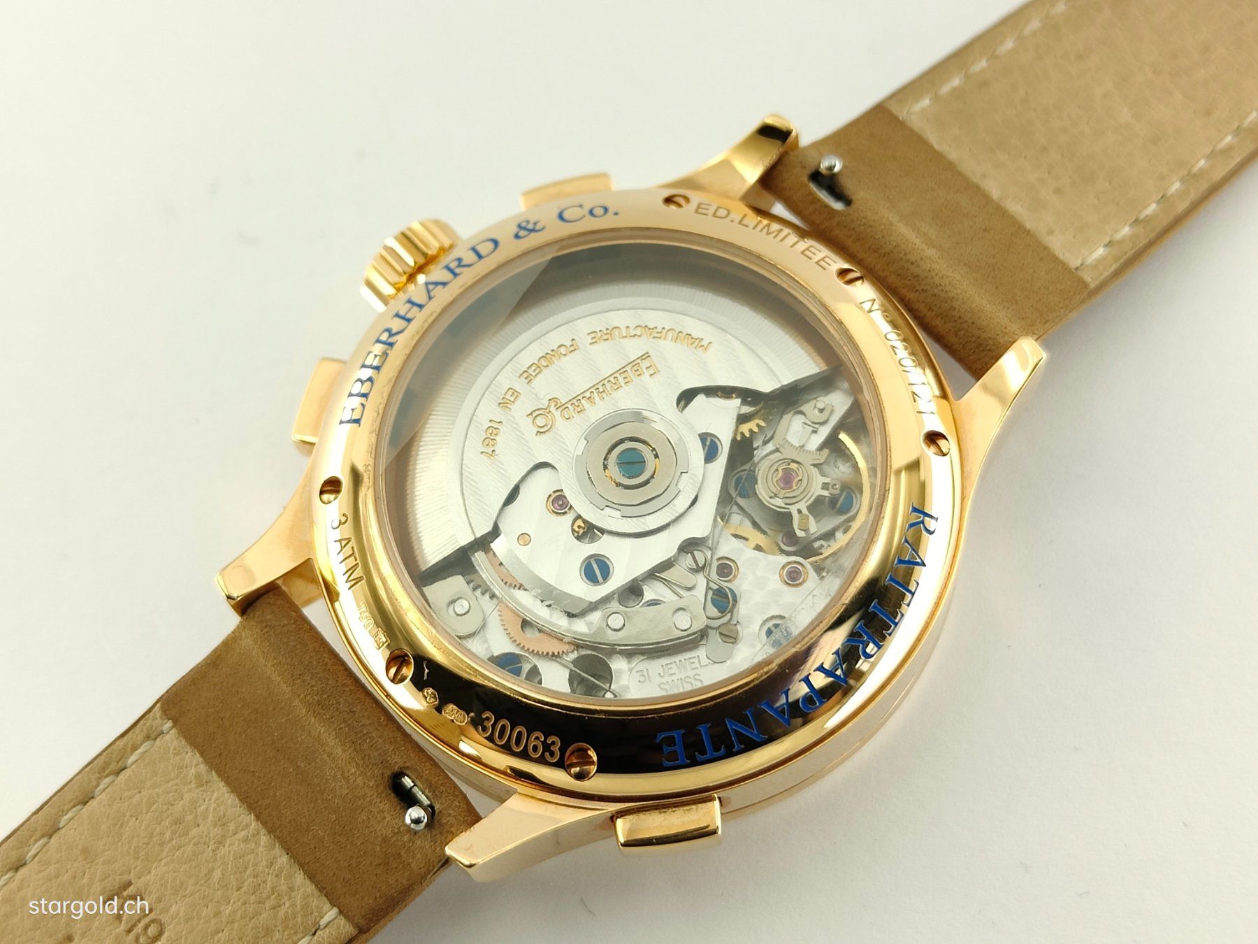 Eberhard & Co. Uhren: Eberhard & Co. Extra-Fort Rattrapante – Gebraucht aus Zürich von Stargold-Uhren 4