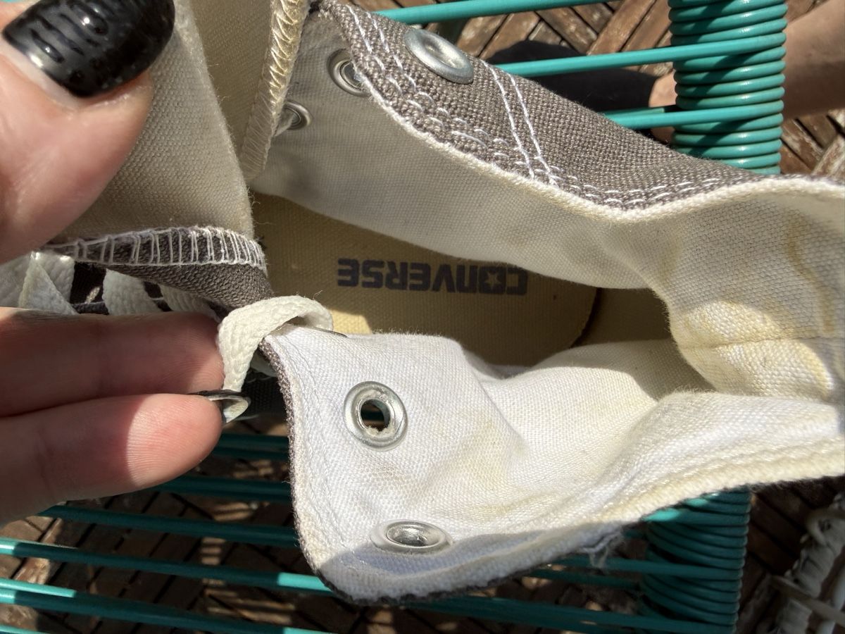 Converse Herrenschuhe: Converse All Stars Chucks Gr. 4 / 36.5 Grau – Gebraucht aus Russikon von Leks4 5