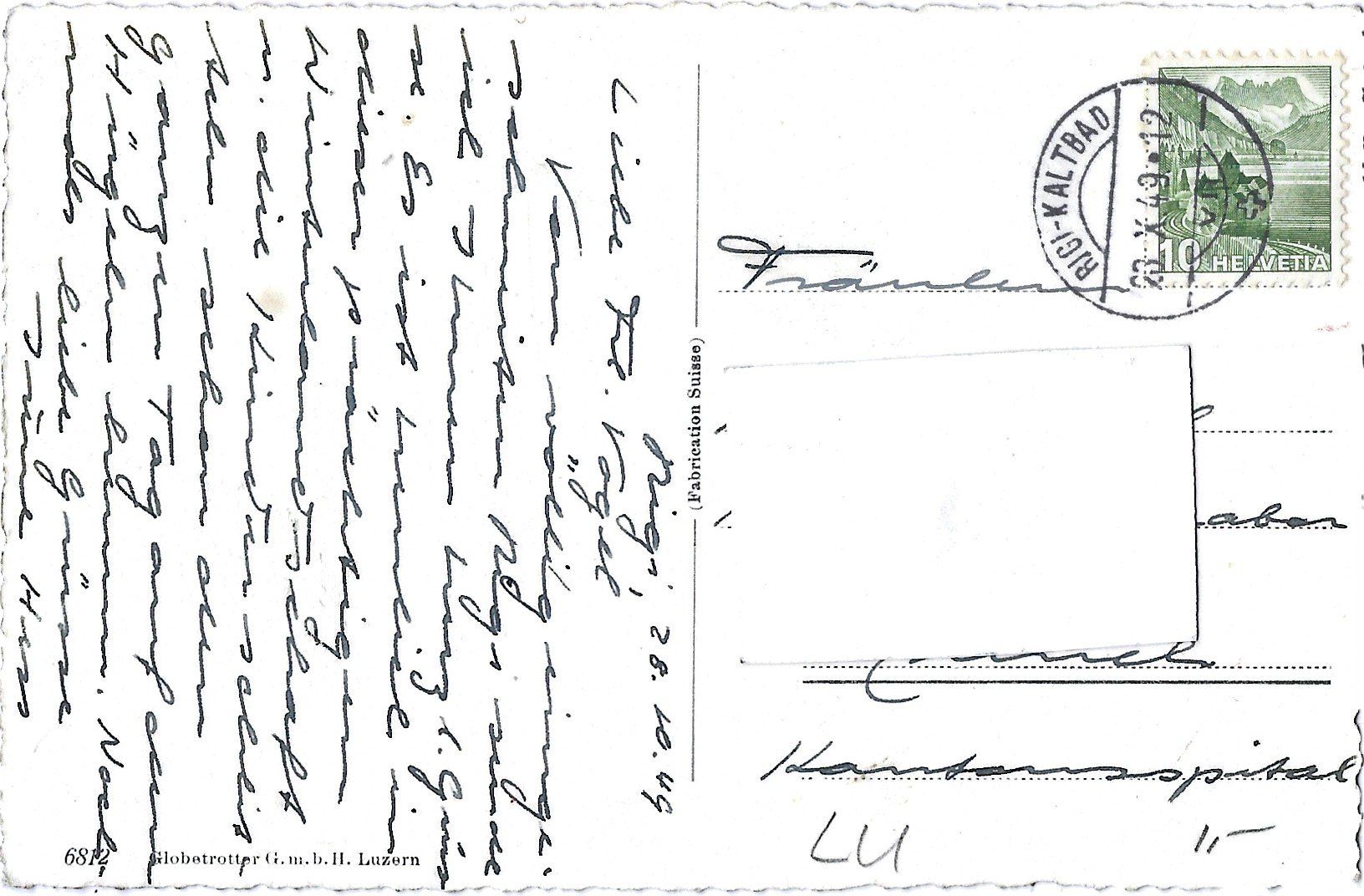 Cartoline postali: Rigi - Kaltbad  mit  Pilatus – Usato da Bütschwil venduto da Jackson1A 1