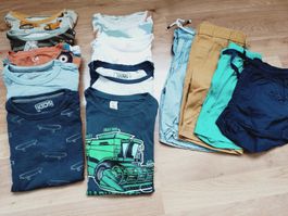 Sommer Kleiderpaket für Jungen, Grösse 122/128