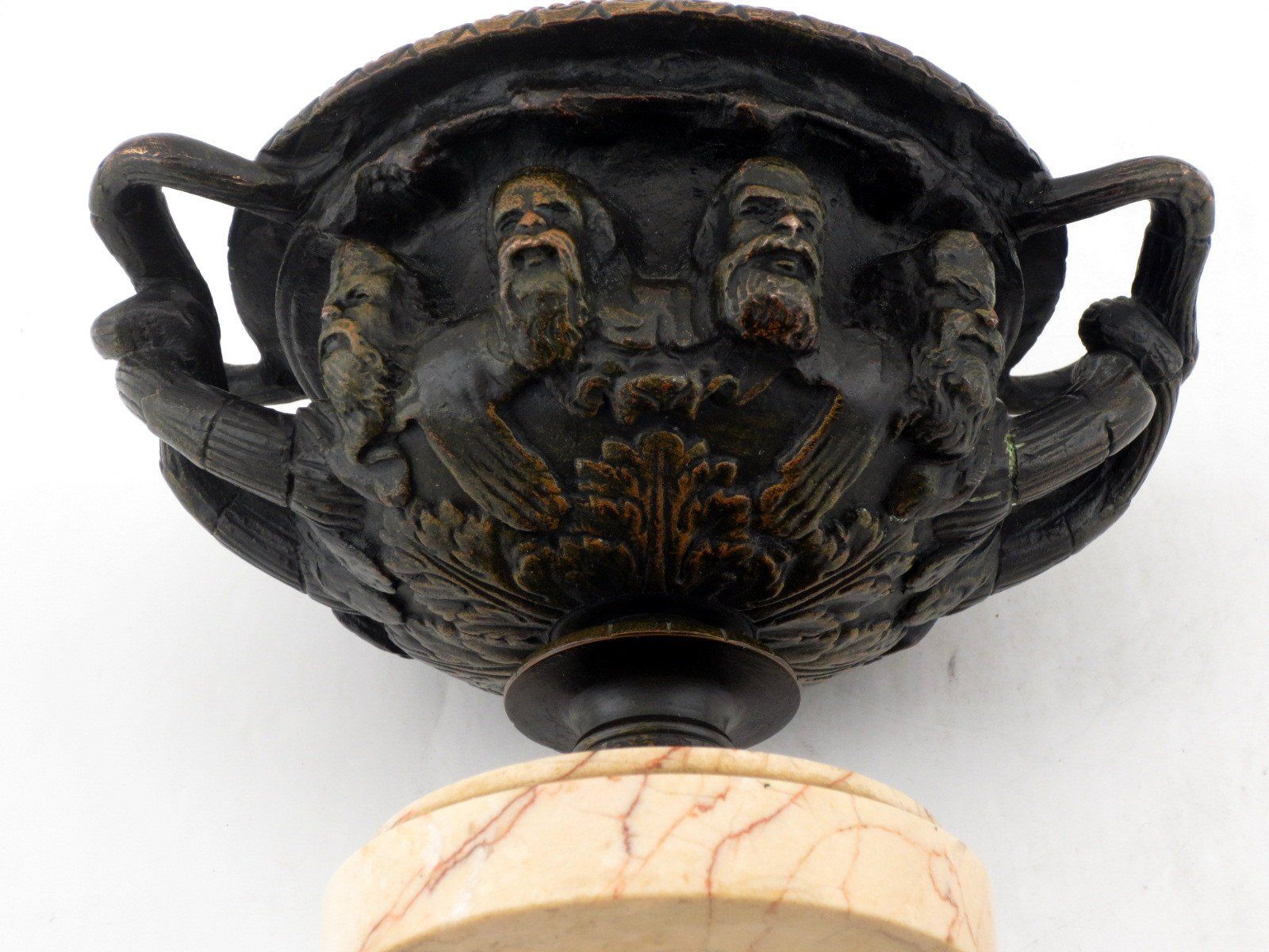 Vasen & Gefässe: Coupe, vase de Warwick bronze marbre 19eme – Gebraucht aus Noville von ceram 4