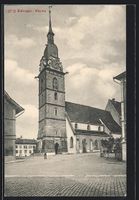 Zofingen, Strassenpartie an der Kirche