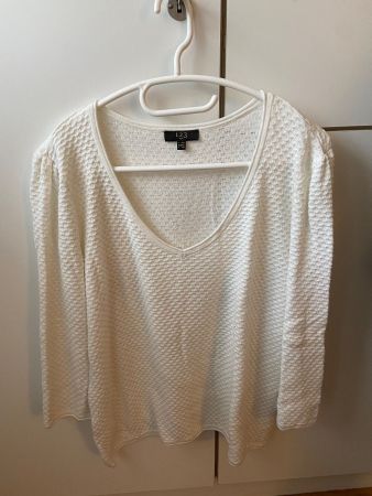 Pull maison 123 blanc taille 42 femme