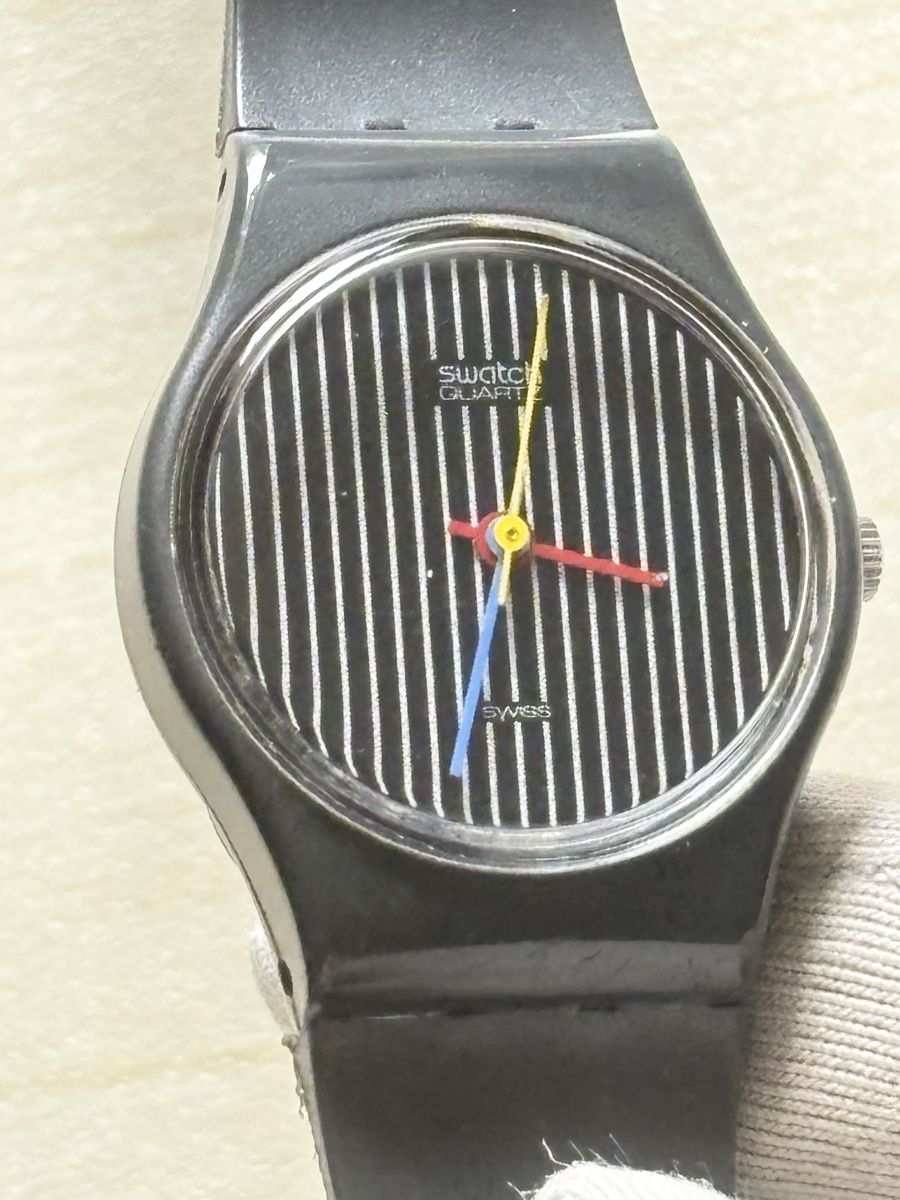 Swatch Orologi: Swatch Quartz Uhr Streifen Zifferblatt  – Usato da Grenchen venduto da chththl 4