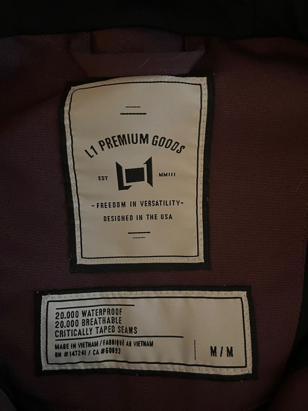 Giacche: L1 Prowler veste de snow huckleberry – Nuovo (secondo la descrizione) da Court venduto da Style_ambre 5