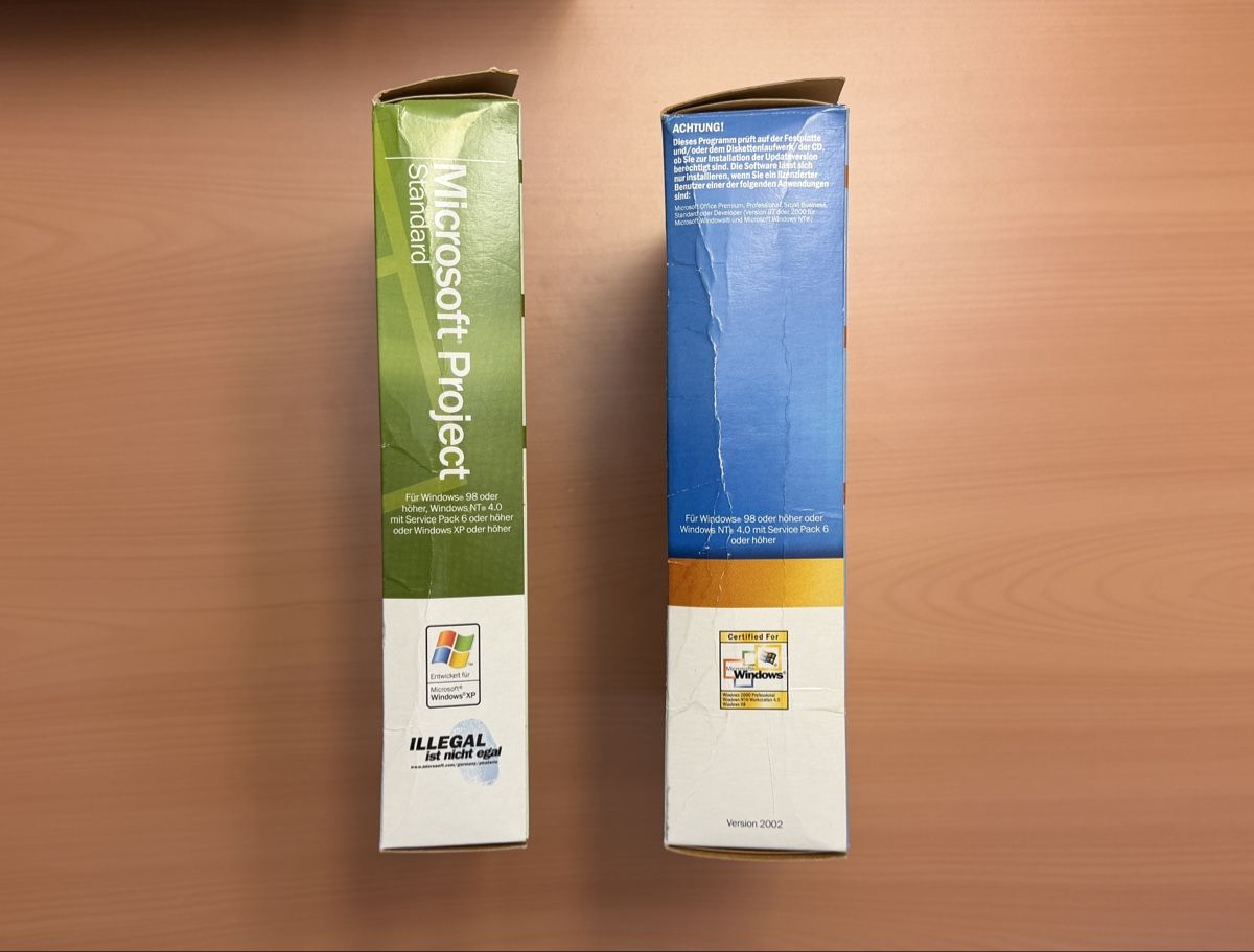 Microsoft Software: Microsoft Office XP und Project „Big Box“ – Usato da Rüti ZH venduto da second.life 3