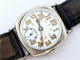 Herrenuhr 800 Silber Handaufzug Vintage