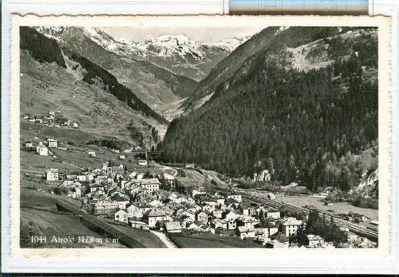 Cartoline postali: Airolo - Dorf + 1943 TOP – Usato da Emmenbrücke venduto da teestube