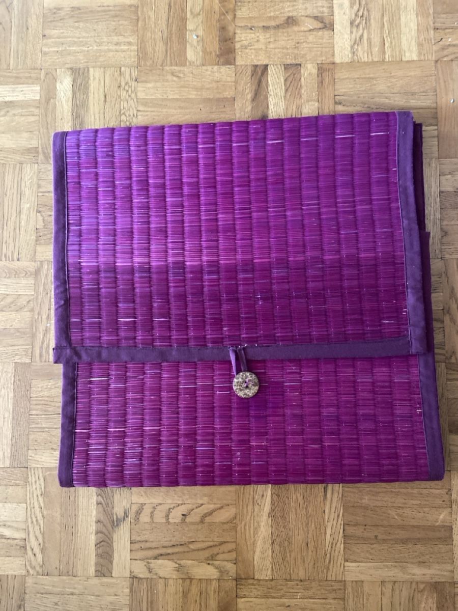 Geschirrsets: Set de table violet en bambou style asiatique – Gebraucht aus Genève von captus