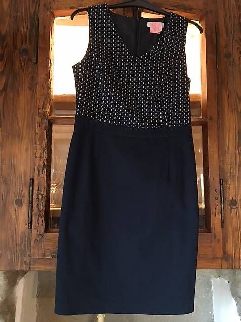 Vestiti: Robe marine 100% coton, doublée, ticket teinturerie – Usato da Colombier VD venduto da DENYSE01
