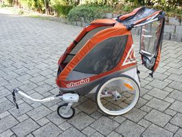 Chariot Corsaire 2 für 1-2 Kinder, mit Babysitz + Wintersack