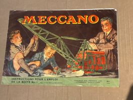 Livret d'instruction pour l'emploi no 1  MECCANO (No Stokys)
