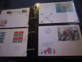 Schönes Album mit 40 Belege, meist  Grossbriefe
