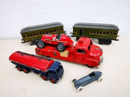 Estrichfund, antikes Spielzeug,TinToy, Märklin, Dinky,Schuco
