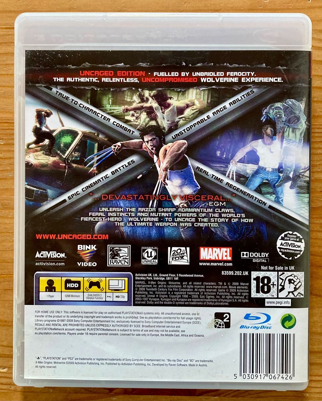 Sony Giochi: X-Men Origins: Wolverine (Uncaged Edition) - PS3 – Usato da Zürich venduto da Djmotionch 3