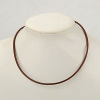 Kette Leder gewachst dunkelbraun 4mm