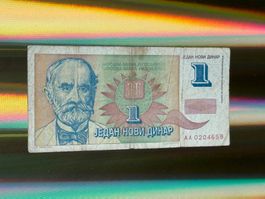 ***selten ! - Belgrad 1994 - 1 Novi Dinar ***